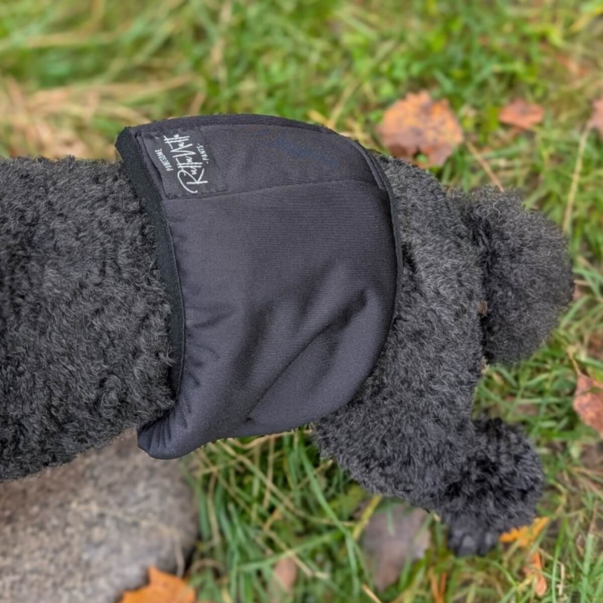 RuttuNuttu urosvyö musta, virtsankarkailun ja merkkailun avuksi 2