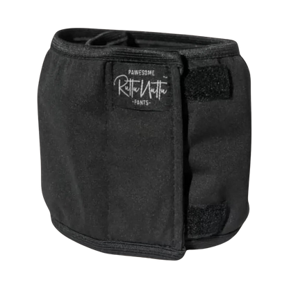 RuttuNuttu urosvyö musta, virtsankarkailun ja merkkailun avuksi