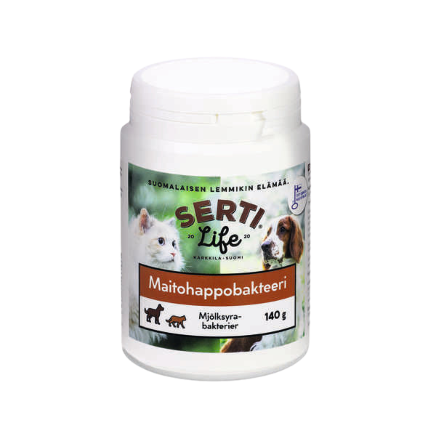 SertiLife Maitohappobakteeri 140 g Nordic Pet Shop