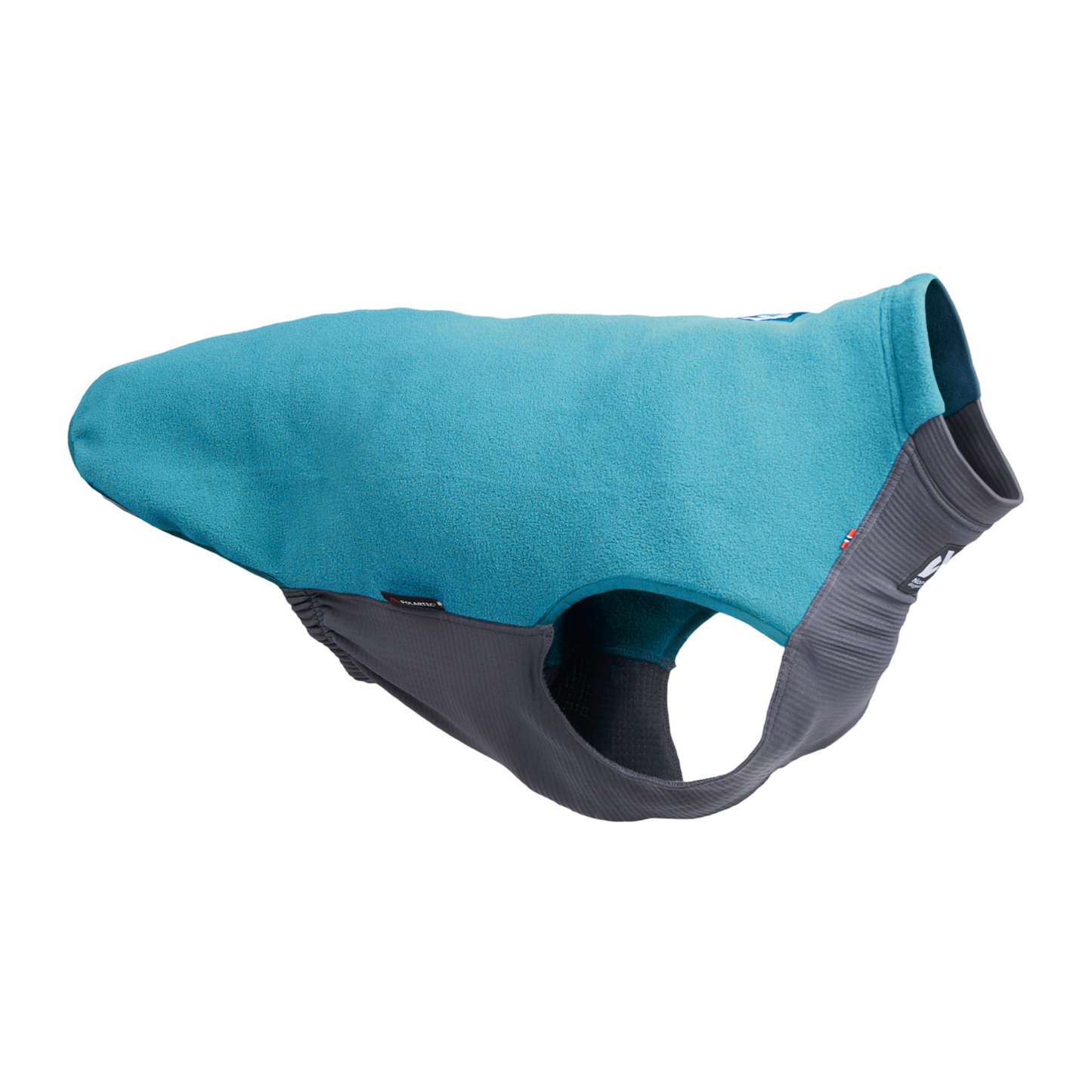 Non-stop Trail quest fleece pullover koiran fleecepusero, teal Nordic Pet Shop