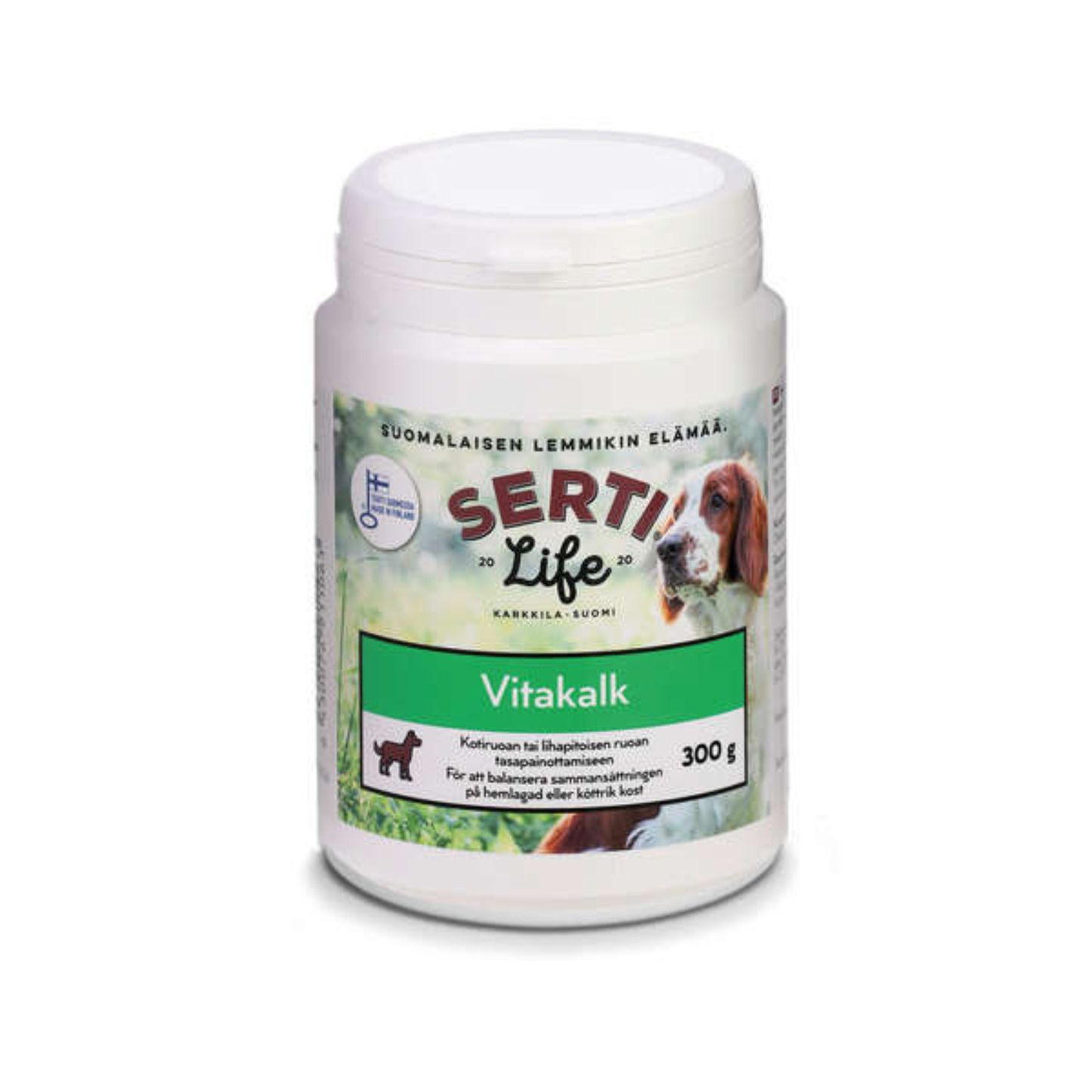 SertiLife Vitakalk -monivitamiini ja kalsium 300 g Nordic Pet Shop