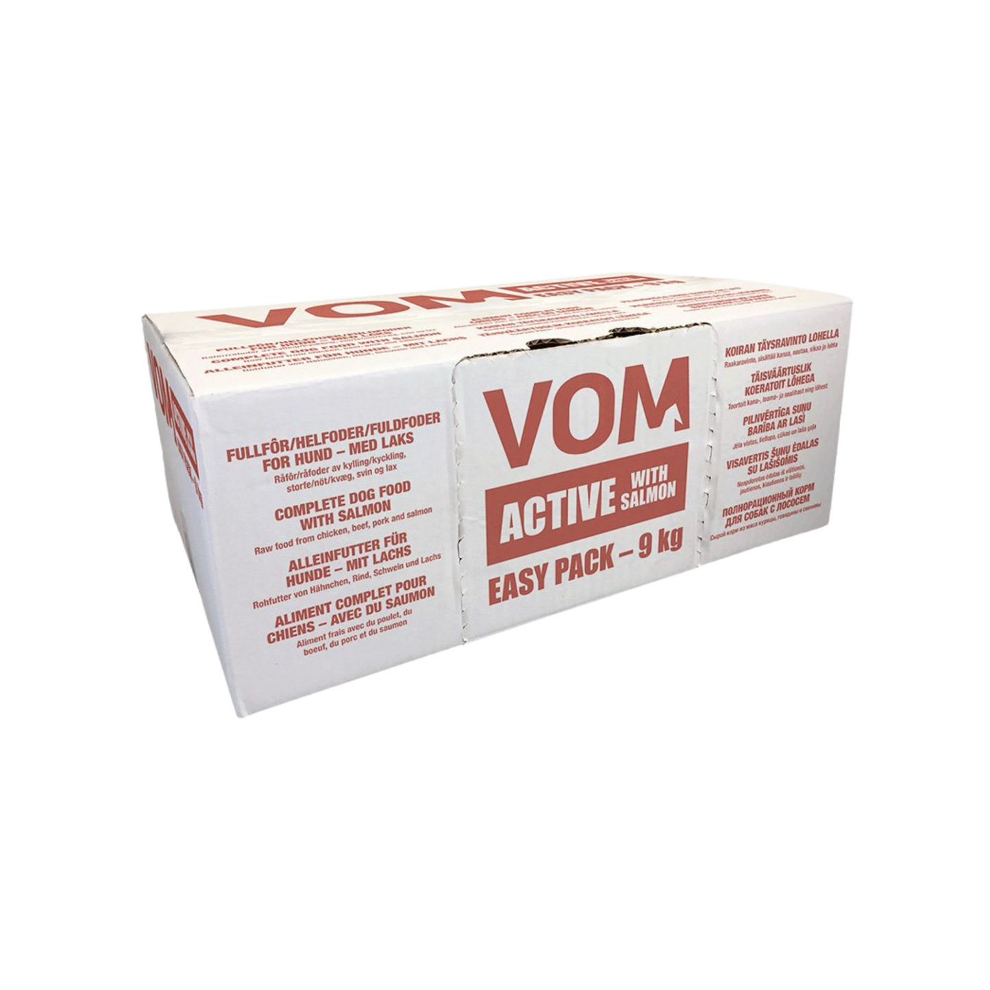 VOM Active Lohella Easy Pack 9 kg, raakaruoka Nordic Pet Shop