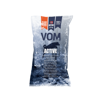 VOM Active Original 4 x 2,5 kg, raakaruokapullat Nordic Pet Shop