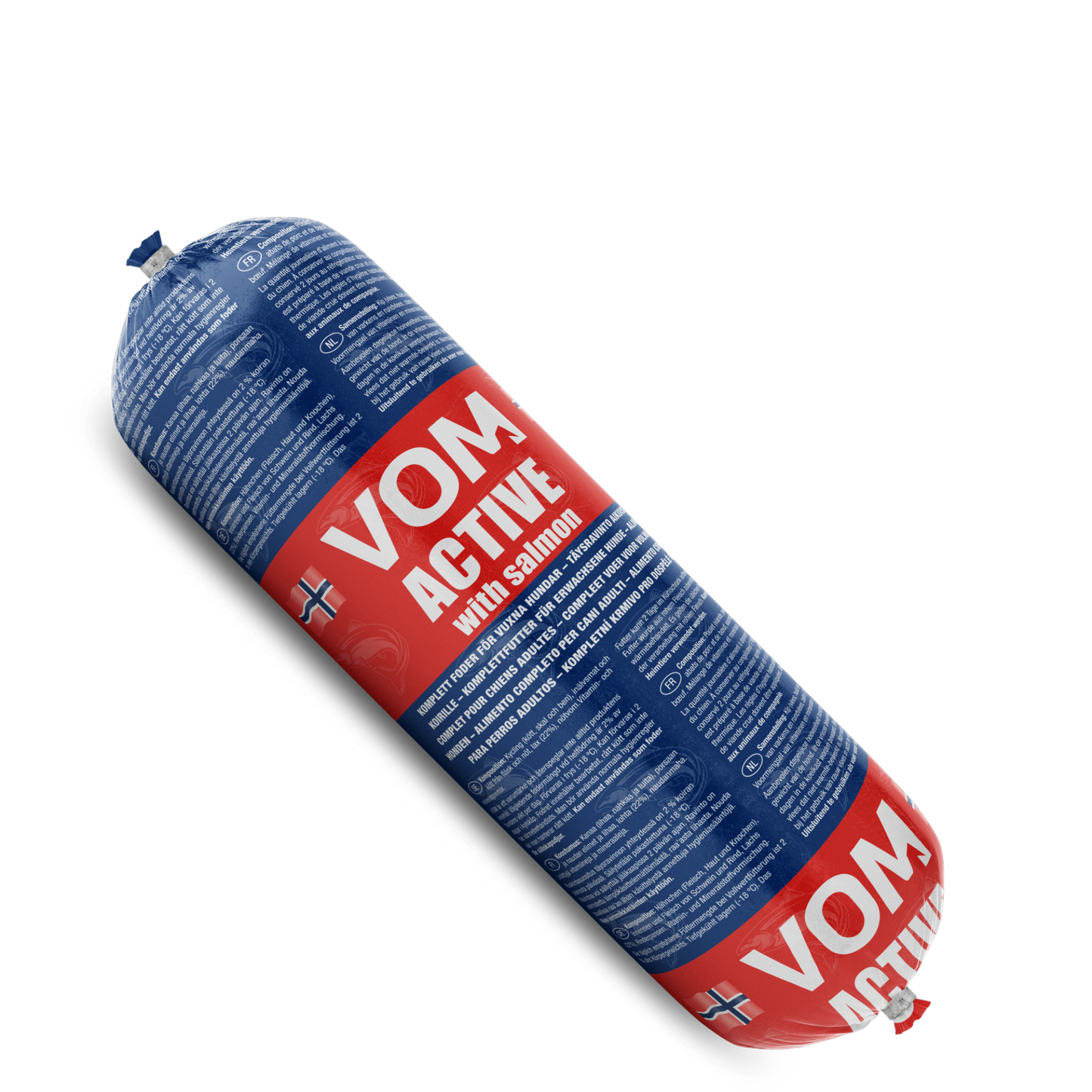VOM Active Lohella 500 g, raakaruoka Nordic Pet Shop