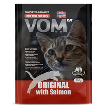 VOM Kissan täysravinto kana-lohi 320 g, raakaruokapullat Nordic Pet Shop