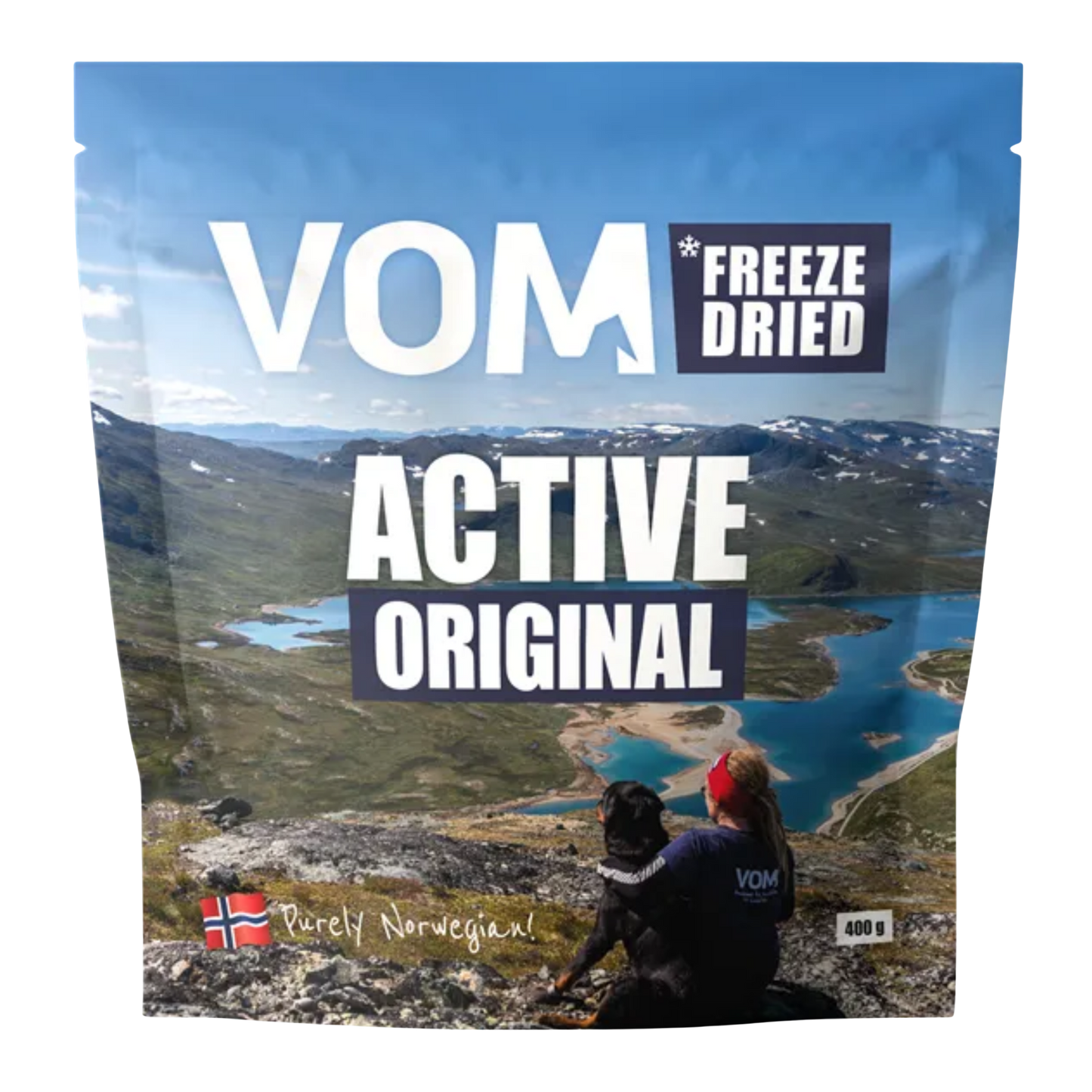 VOM Active Original pakastekuivattu täysravinto 400 g Nordic Pet Shop