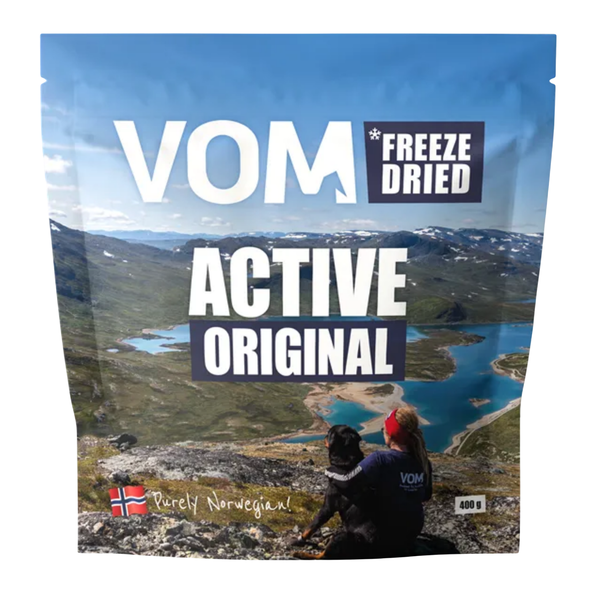 VOM Active Original pakastekuivattu täysravinto 400 g Nordic Pet Shop