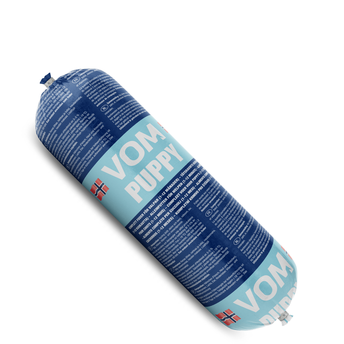 VOM Puppy 500 g, raakaruoka koiranpennuille Nordic Pet Shop