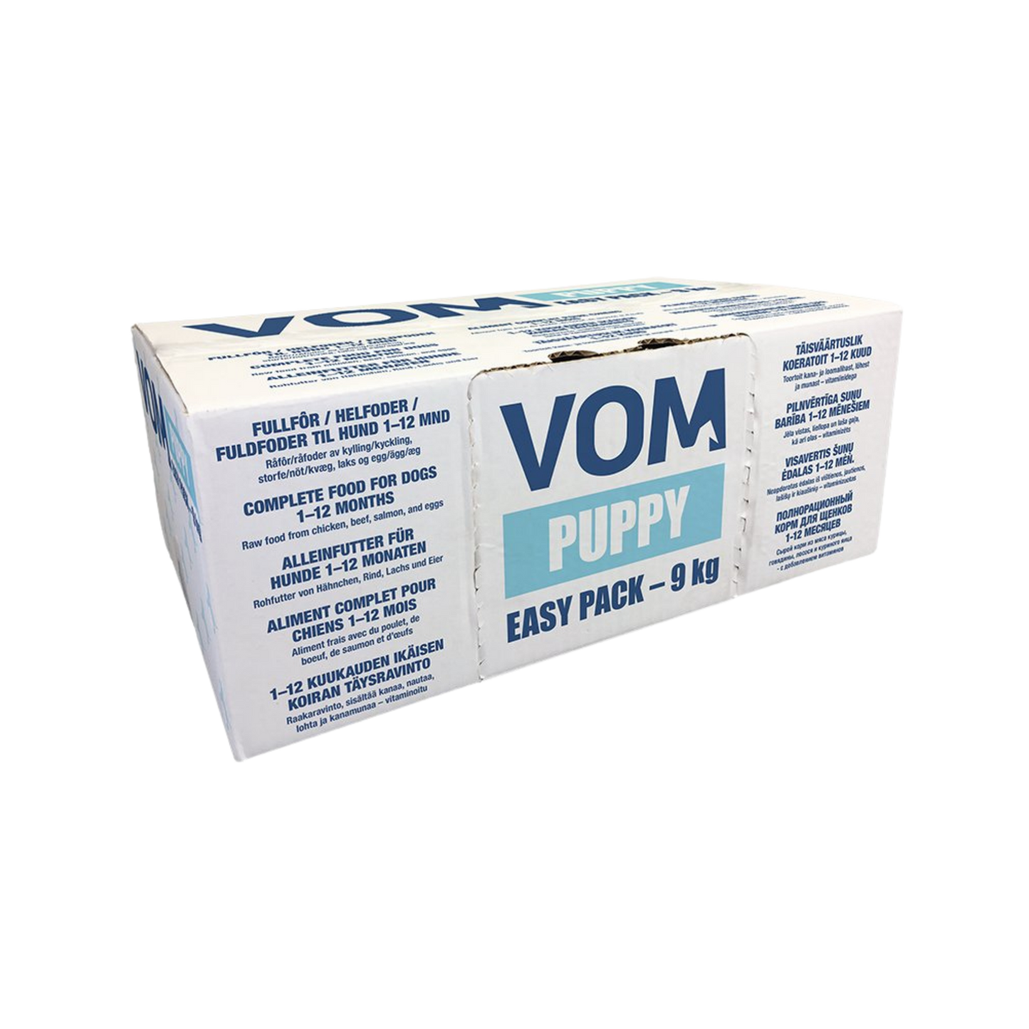 VOM Puppy Easy Pack 9 kg, raakaruoka koiranpennuille Nordic Pet Shop