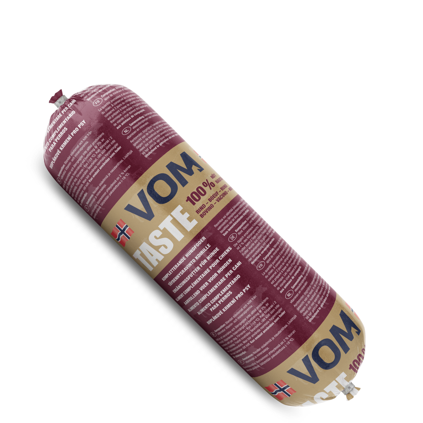 VOM Taste Nauta 500 g, raakaruoka Nordic Pet Shop