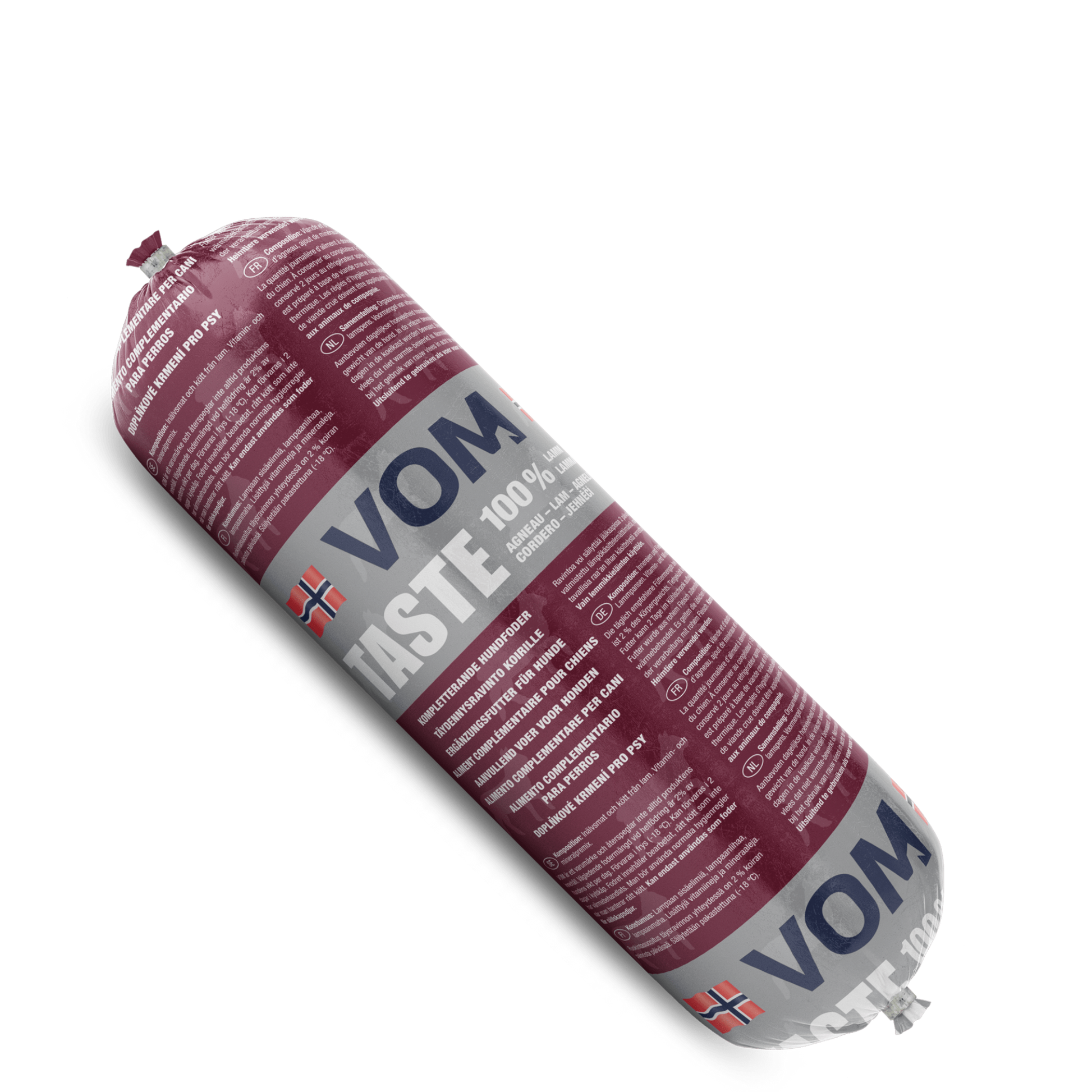 VOM Taste Lammas 500 g, raakaruoka Nordic Pet Shop