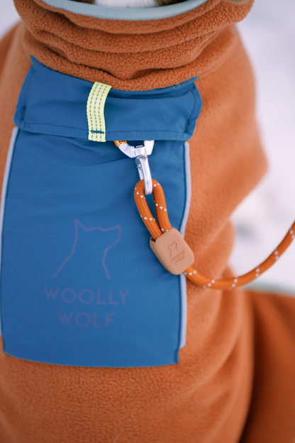 Woolly Wolf Alpha 360 fleecepaita, terracotta mix