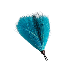 Yugie Toys Furry -Kissasyötti, turkoosi-musta